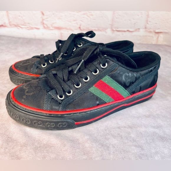 Gucci Other - Gucci Black Off the Grid Web Low Top Sneakers
